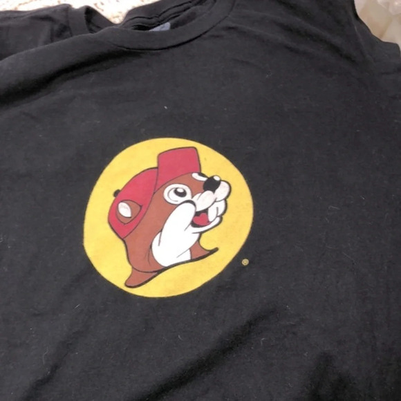 Buc-ees black T-shirt size medium cotton - Picture 7 of 8